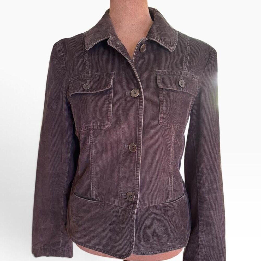 Dkny Women's Brown and Grey Jacket